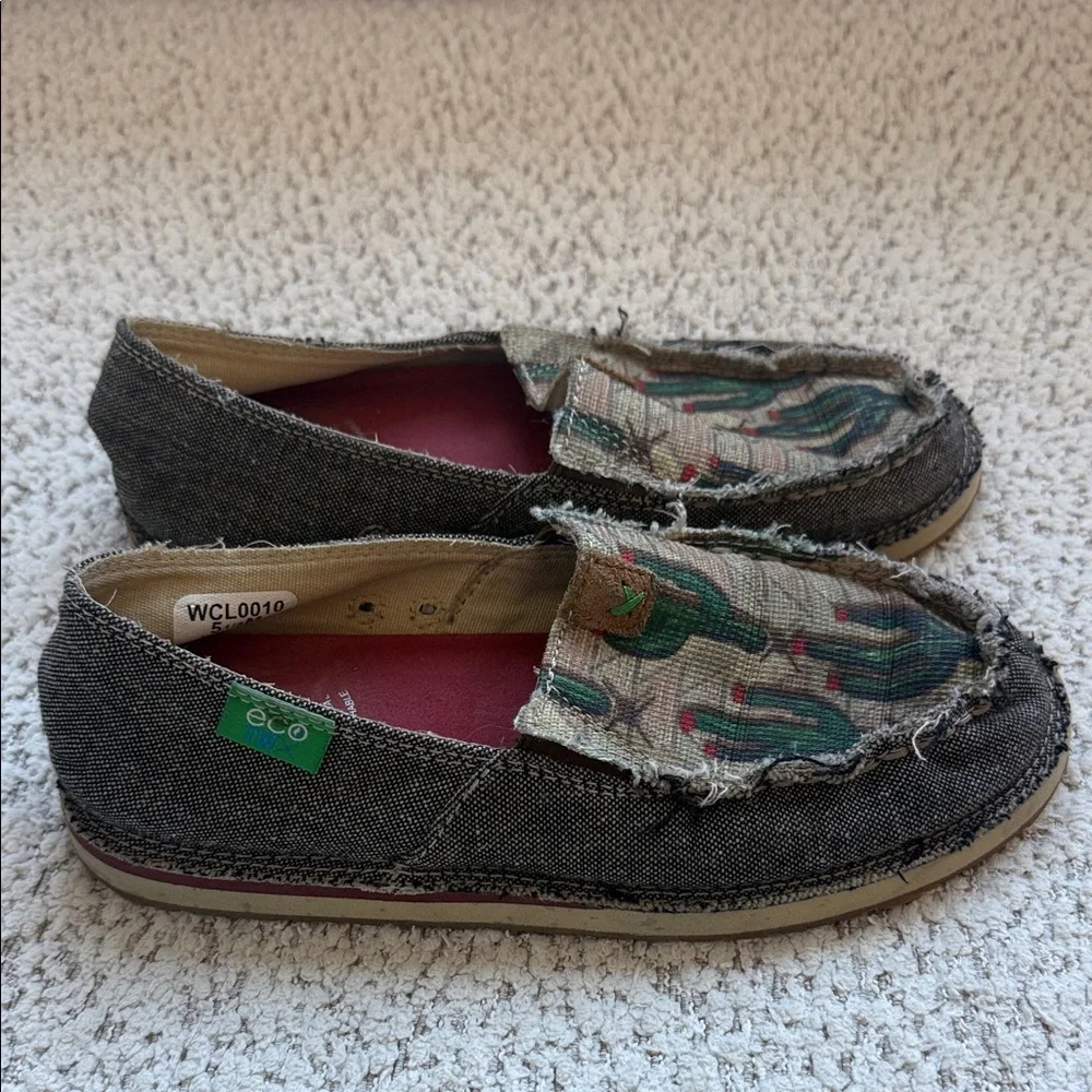 Twisted X Cactus Print‎ Slip-On Shoes